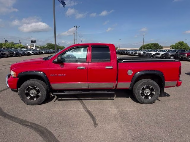 2003 Red Dodge Ram 1500 ST 4X4 Truck