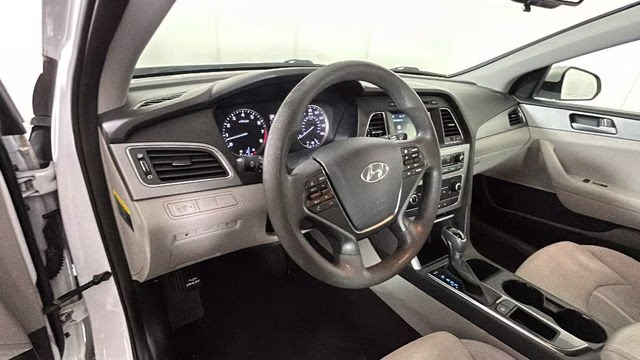 2016 Quartz White Pearl Hyundai Sonata Base FWD Sedan