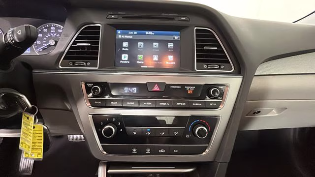 2016 Quartz White Pearl Hyundai Sonata Base FWD Sedan