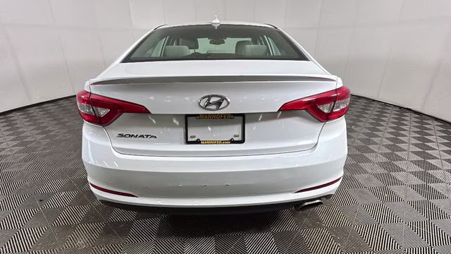 2016 Quartz White Pearl Hyundai Sonata Base FWD Sedan