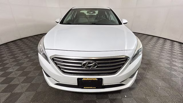 2016 Quartz White Pearl Hyundai Sonata Base FWD Sedan
