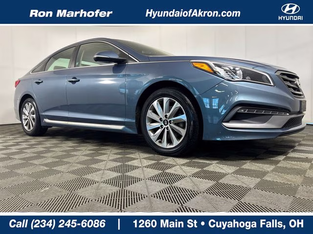 2015 Nouveau Blue Hyundai Sonata Sport FWD Sedan