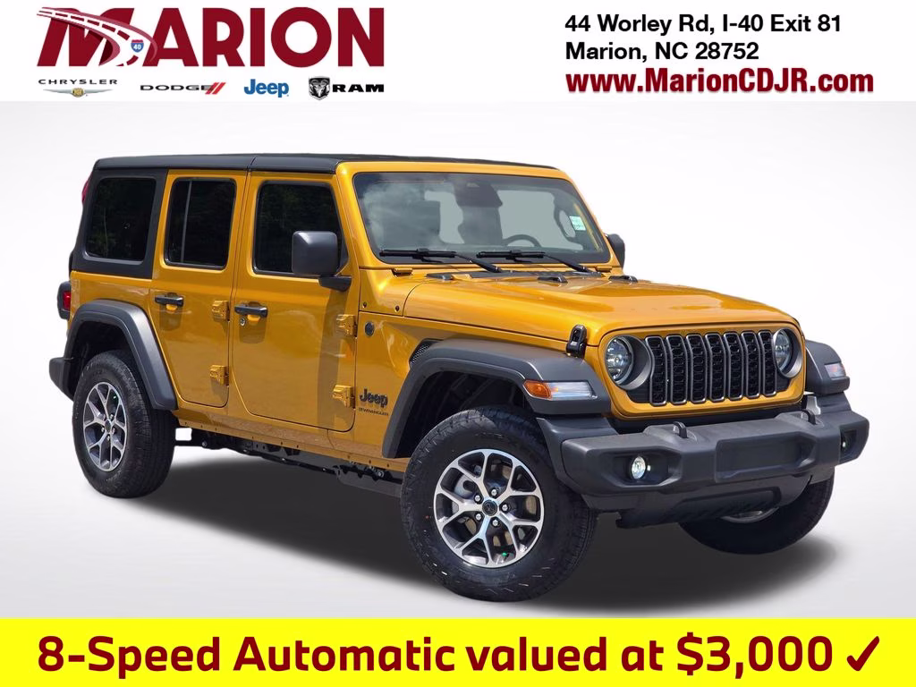 2026 Goldilocks Jeep Wrangler Sport S 4X4 SUV