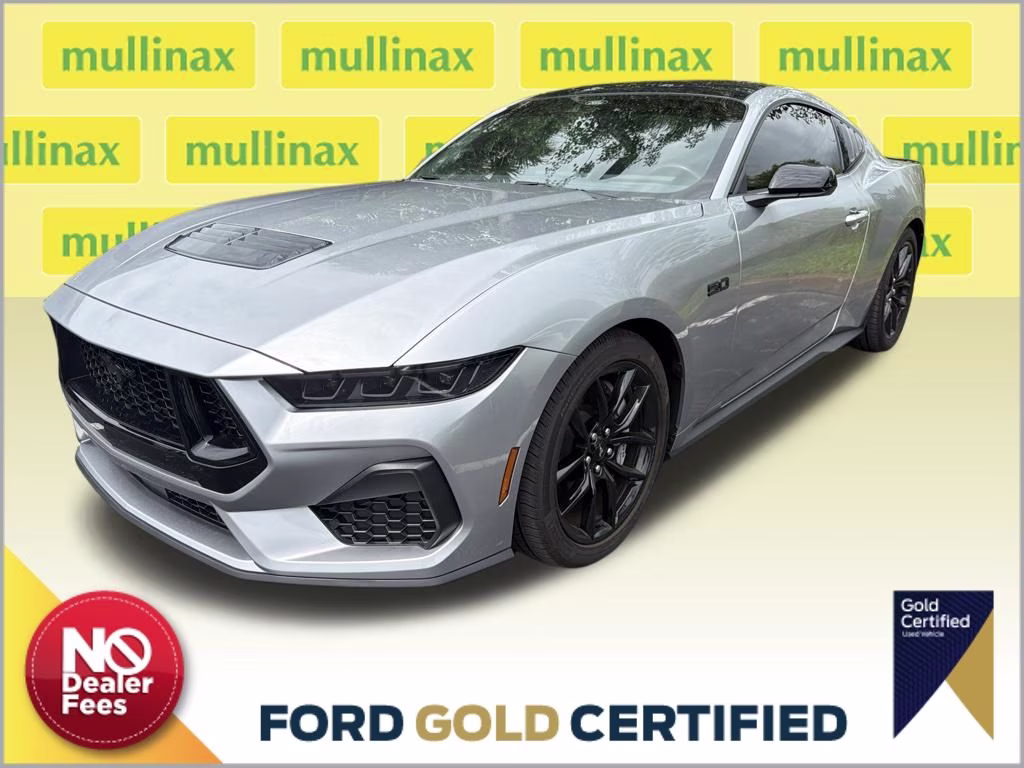 2025 Silver Metallic Ford Mustang GT RWD Coupe