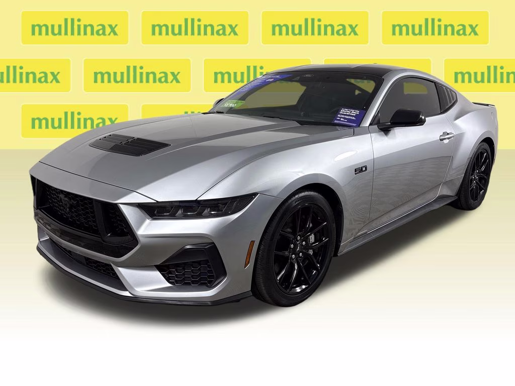 2025 Silver Metallic Ford Mustang GT RWD Coupe
