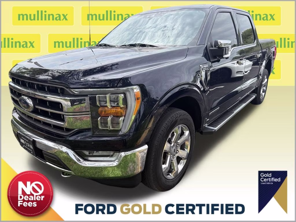 2022 Antimatter Blue Metallic Ford F-150 Lariat 4X4 Truck