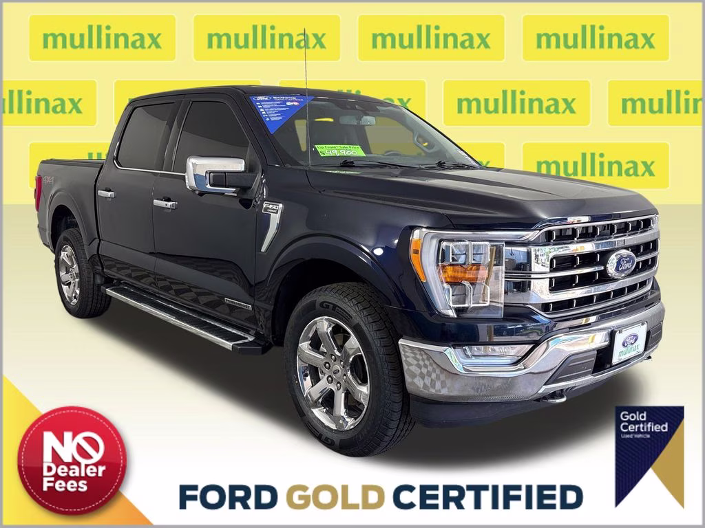 2022 Blue Metallic Ford F-150 Lariat 4X4 Truck