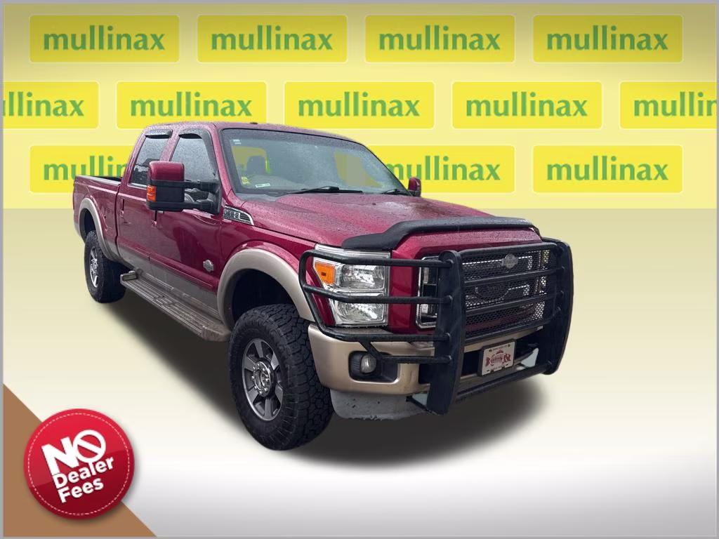 2013 Ruby Red Metallic Tinted Clearcoat Ford Super Duty F-350 SRW King Ranch 4X4 Truck