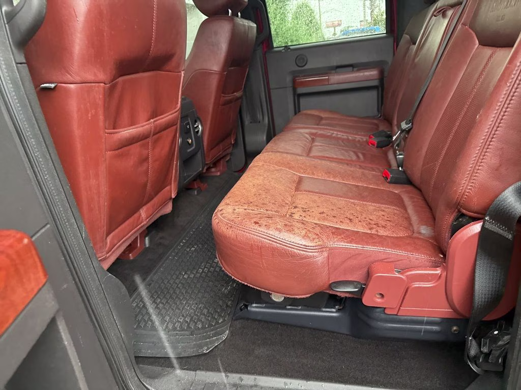 2013 Ruby Red Metallic Tinted Clearcoat Ford Super Duty F-350 SRW King Ranch 4X4 Truck