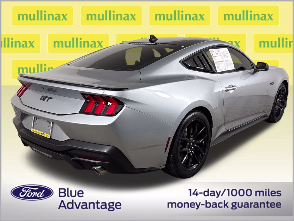 2025 Silver Metallic Ford Mustang GT RWD Coupe