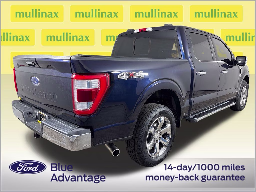 2022 Blue Metallic Ford F-150 Lariat 4X4 Truck