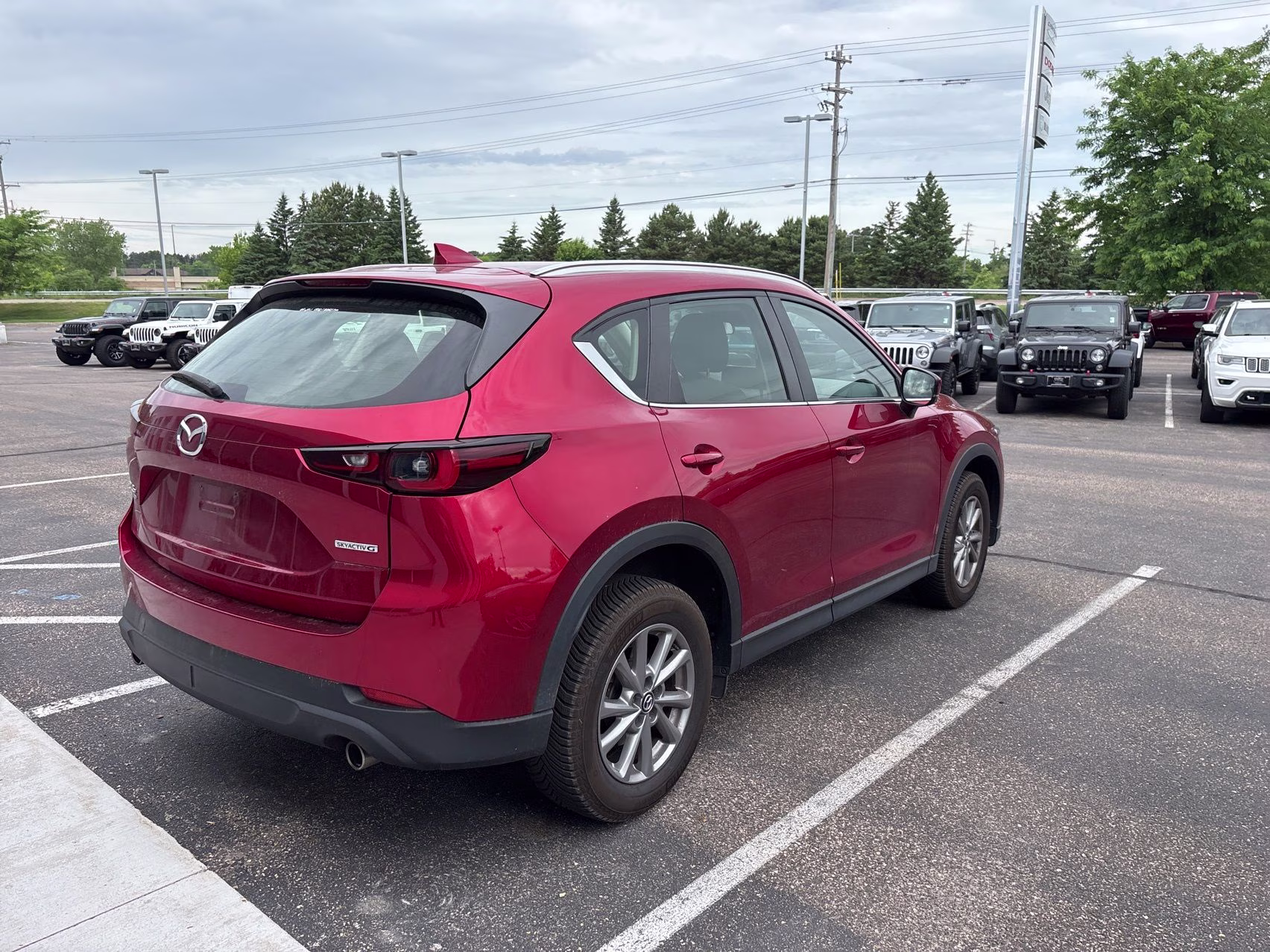 2022 Soul Red Crystal Metallic Mazda CX-5 2.5 S AWD SUV