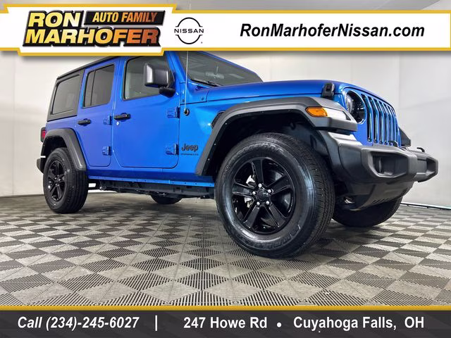 2023 Hydro Blue Pearl Coat Jeep Wrangler Altitude 4X4 SUV