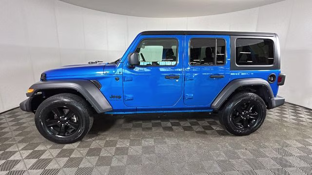 2023 Hydro Blue Pearl Coat Jeep Wrangler Altitude 4X4 SUV