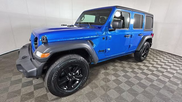 2023 Hydro Blue Pearl Coat Jeep Wrangler Altitude 4X4 SUV
