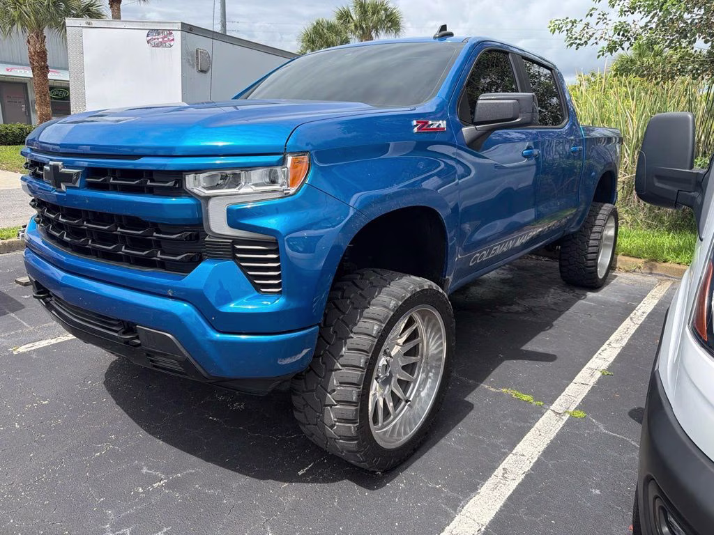 2023 Glacier Blue Metallic Chevrolet Silverado 1500 RST 4X4 Truck
