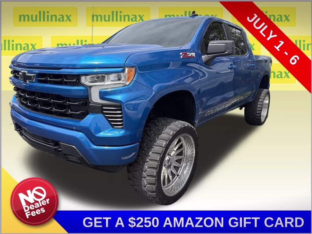 2023 Glacier Blue Metallic Chevrolet Silverado 1500 RST 4X4 Truck