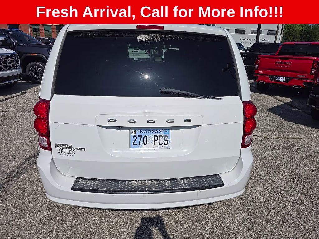 2015 Bright White Clearcoat Dodge Grand Caravan SE FWD Van