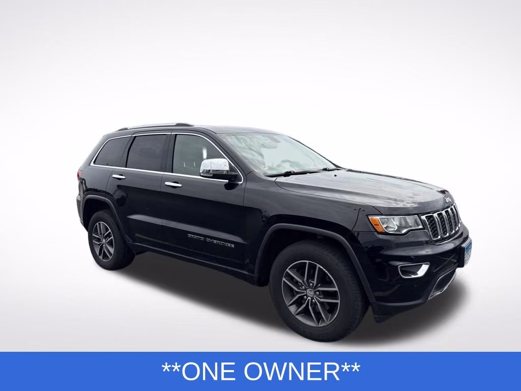 2017 Diamond Black Crystal Pearlcoat Jeep Grand Cherokee Limited 4X4 SUV