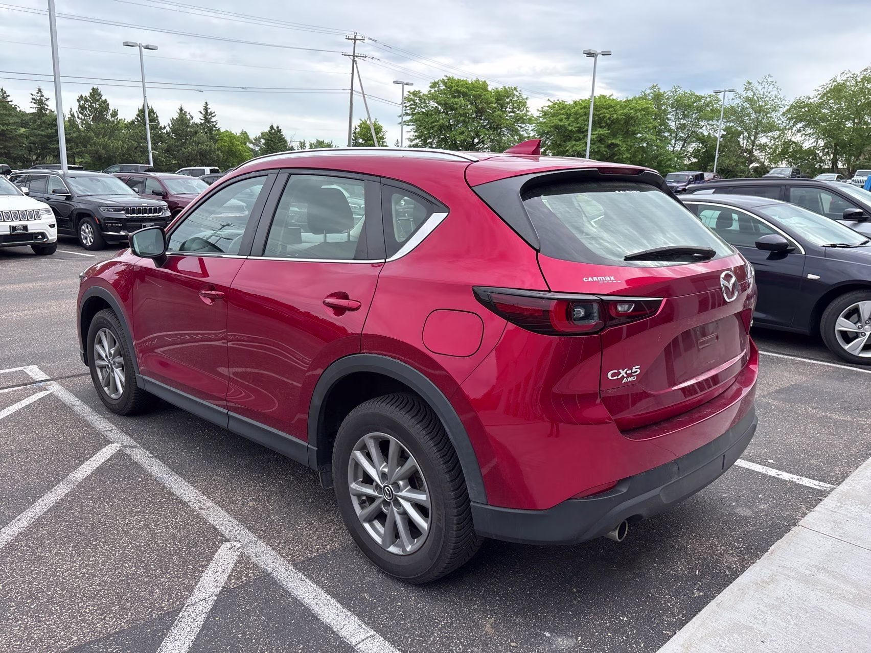 2022 Soul Red Crystal Metallic Mazda CX-5 2.5 S AWD SUV