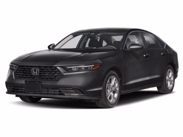 2026 Crystal Black Pearl Honda Accord LX FWD Sedan