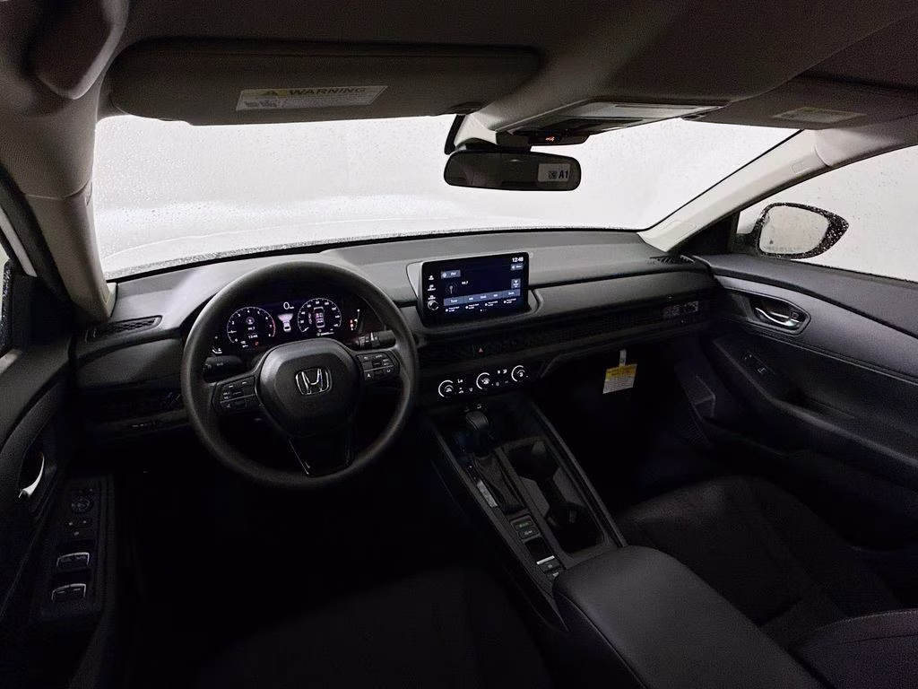 2026 Crystal Black Pearl Honda Accord LX FWD Sedan