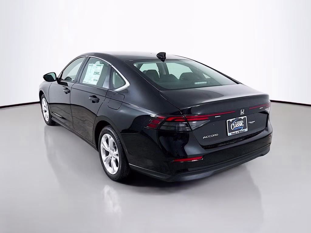 2026 Crystal Black Pearl Honda Accord LX FWD Sedan