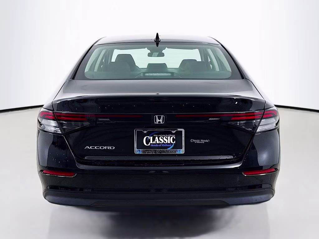 2026 Crystal Black Pearl Honda Accord LX FWD Sedan
