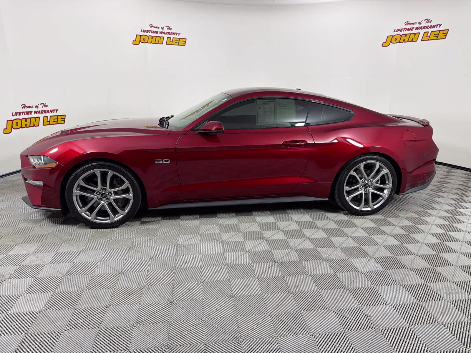 2019 Ruby Red Metallic Tinted Clearcoat Ford Mustang GT Premium RWD Sedan