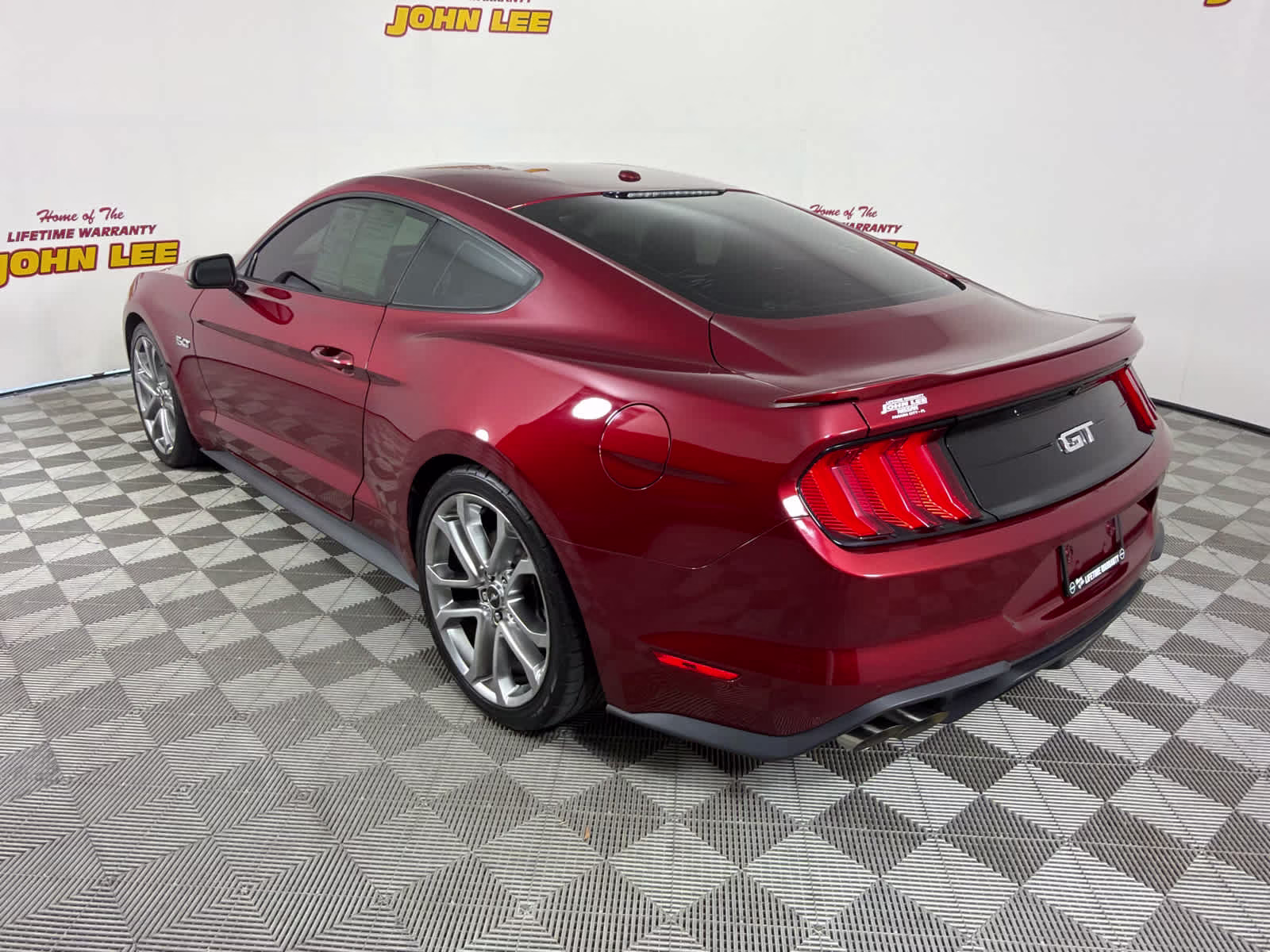 2019 Ruby Red Metallic Tinted Clearcoat Ford Mustang GT Premium RWD Sedan