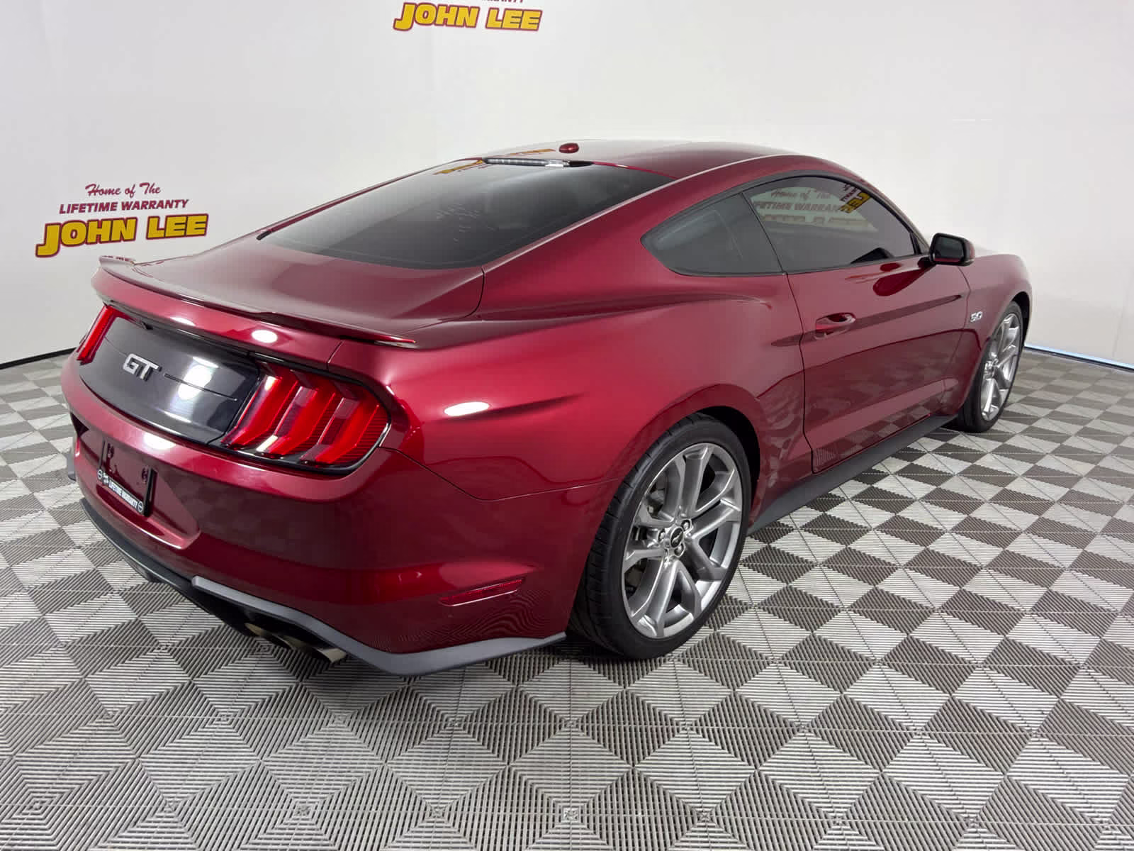 2019 Ruby Red Metallic Tinted Clearcoat Ford Mustang GT Premium RWD Sedan
