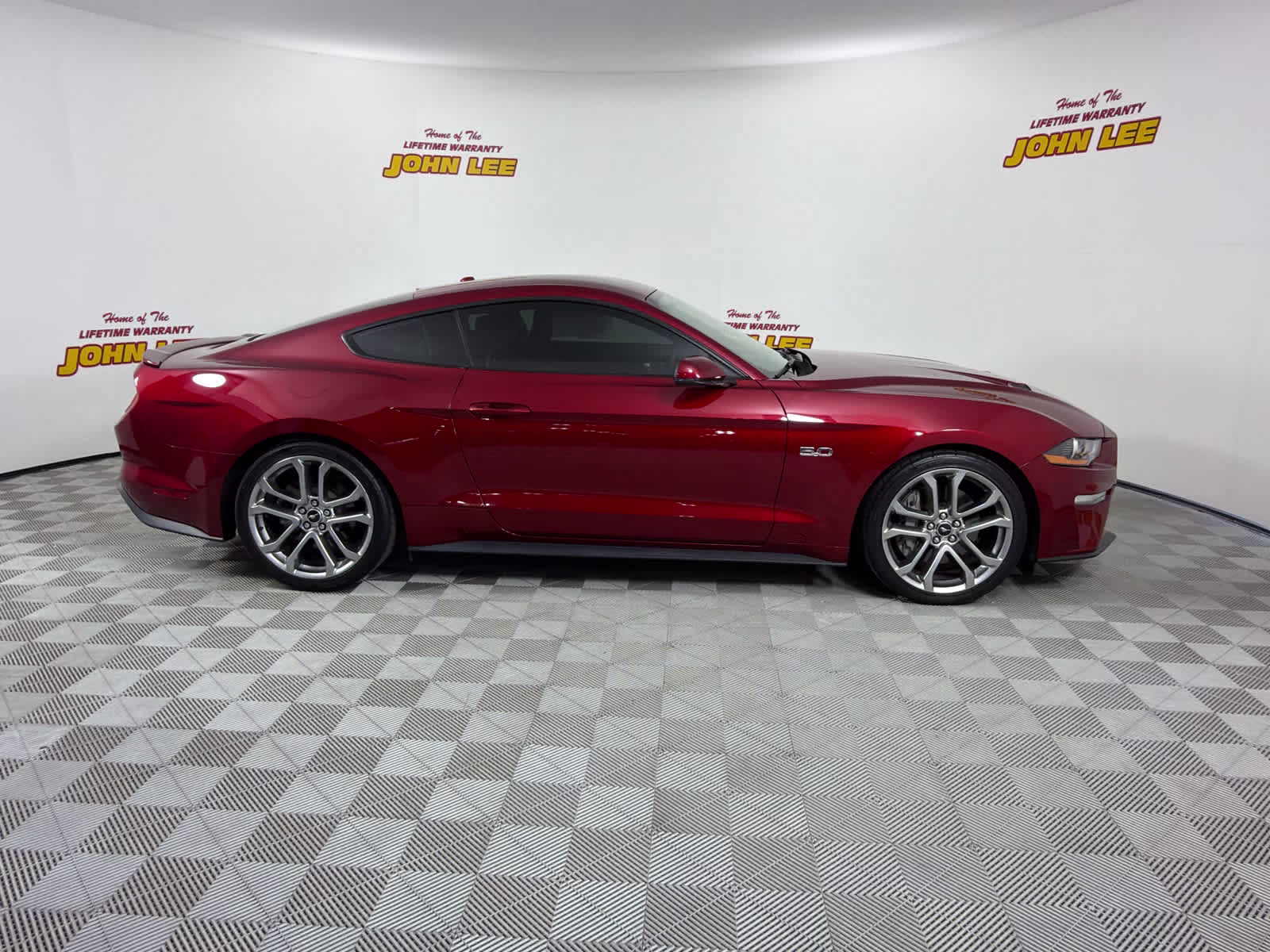 2019 Ruby Red Metallic Tinted Clearcoat Ford Mustang GT Premium RWD Sedan