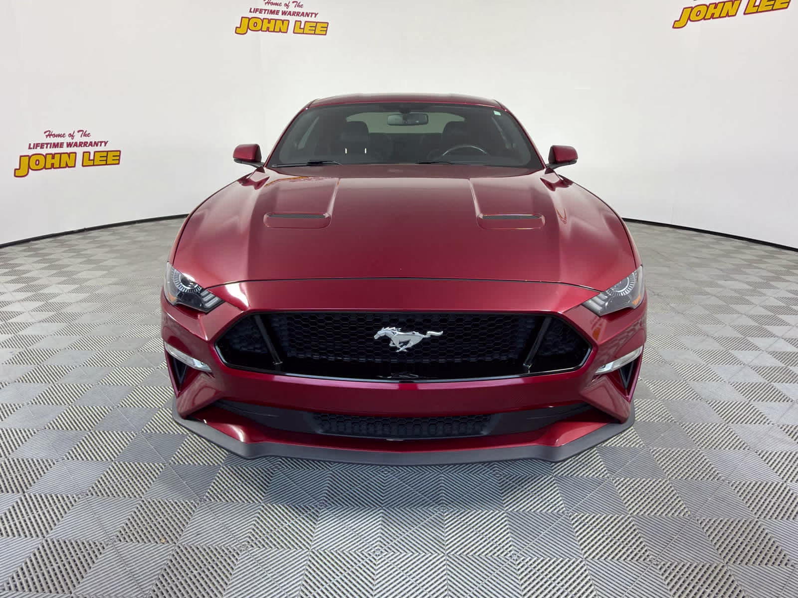 2019 Ruby Red Metallic Tinted Clearcoat Ford Mustang GT Premium RWD Sedan