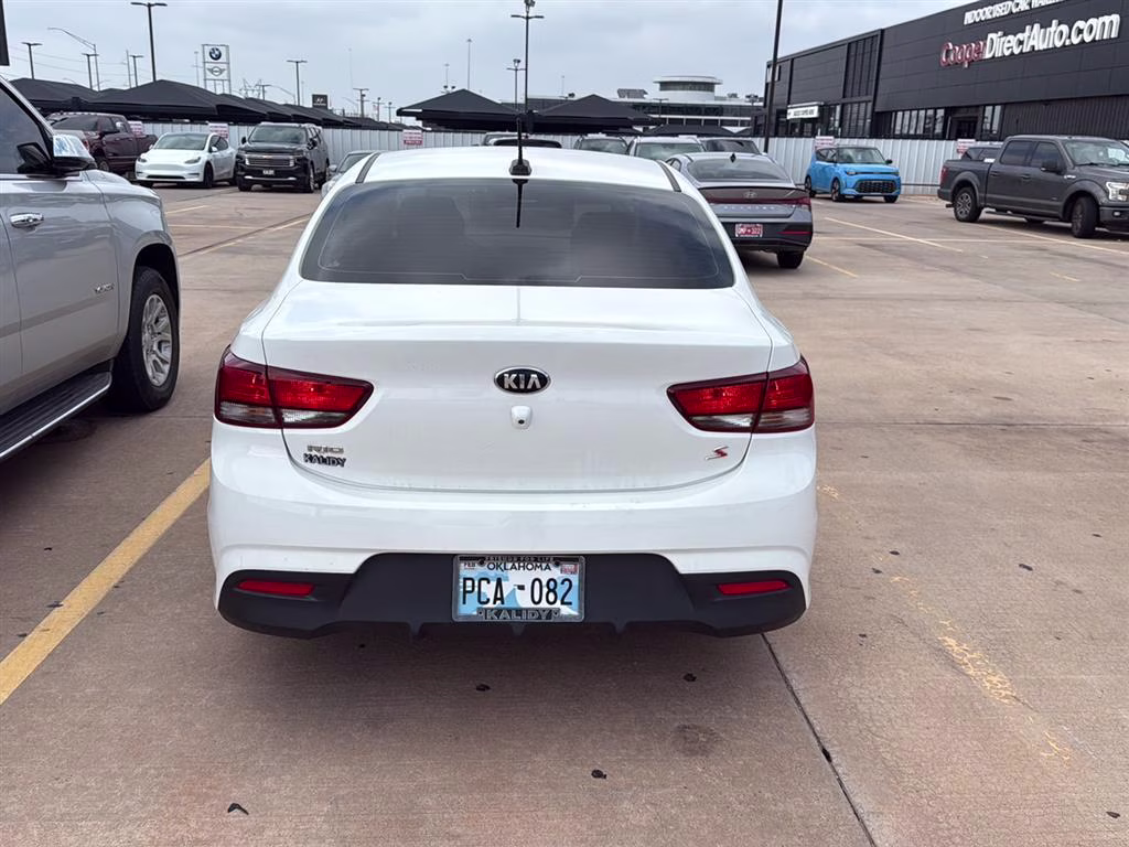 2020 Clear White Kia Rio S FWD Sedan