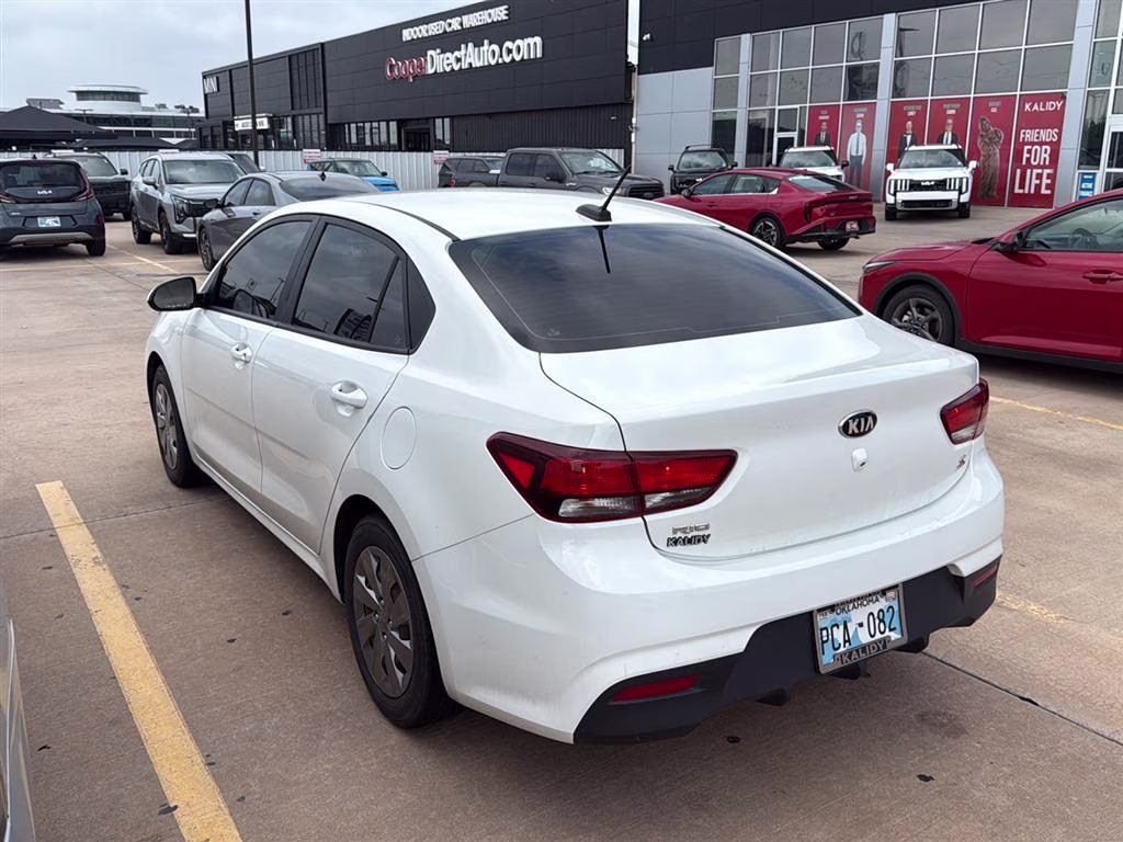2020 Clear White Kia Rio S FWD Sedan