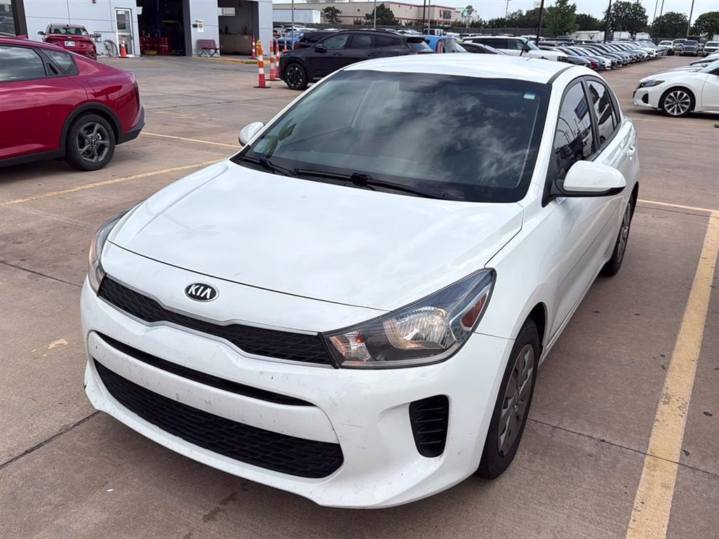 2020 Clear White Kia Rio S FWD Sedan