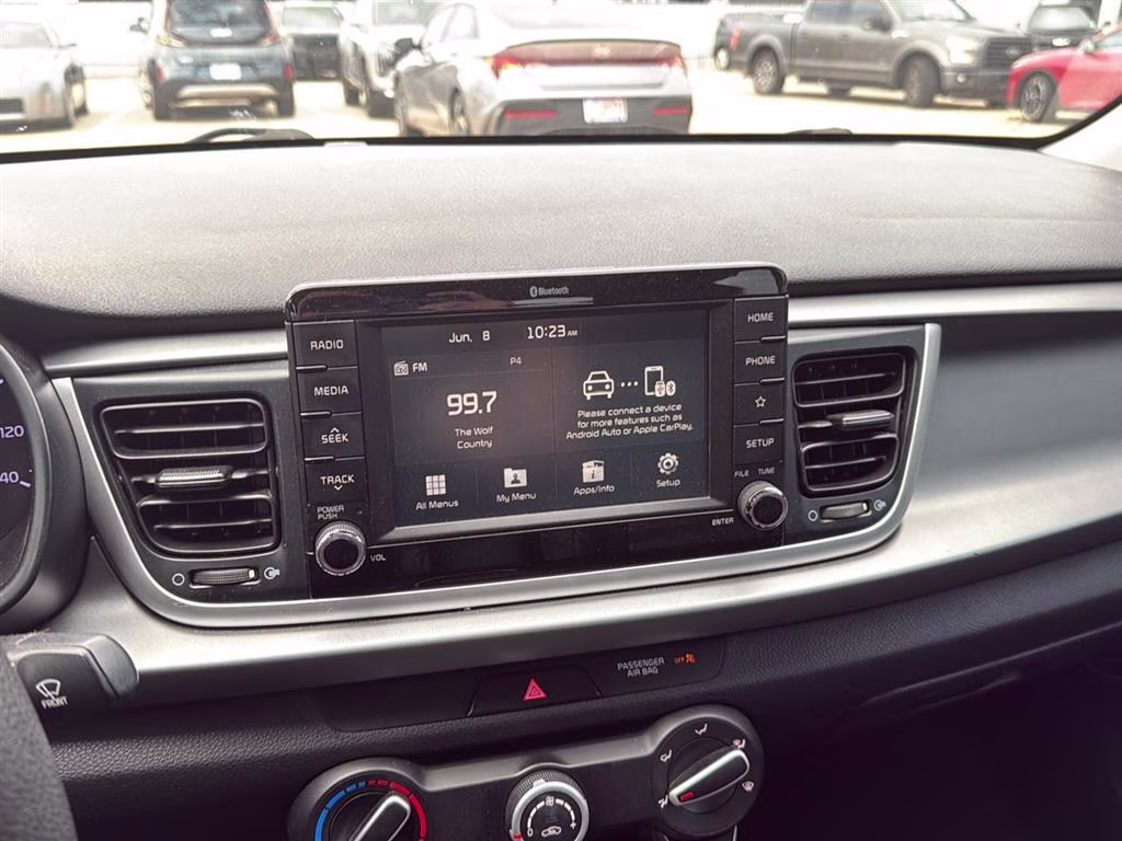 2020 Clear White Kia Rio S FWD Sedan