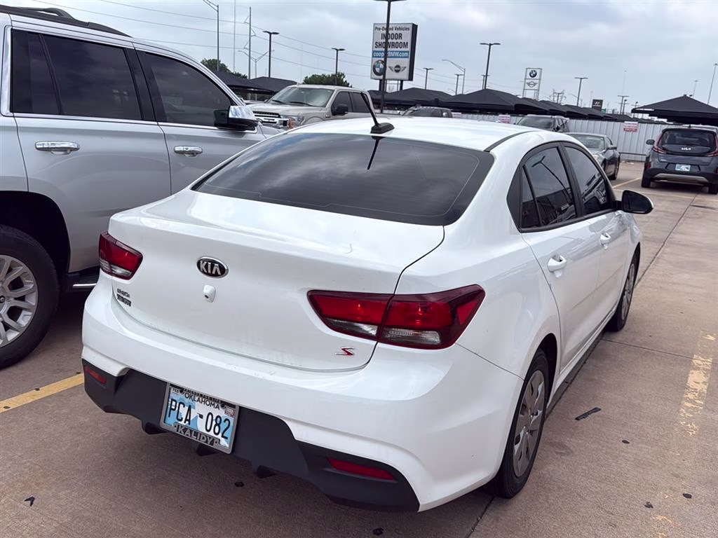 2020 Clear White Kia Rio S FWD Sedan