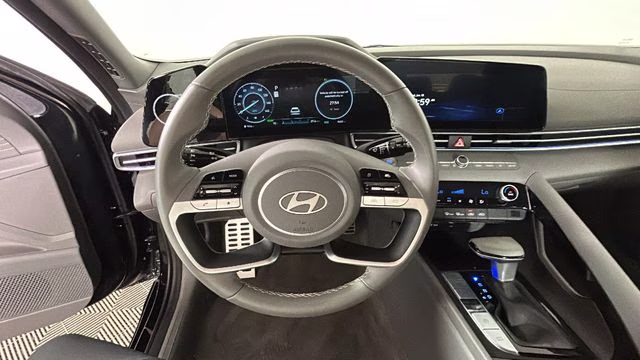 2025 Abyss Black Hyundai Elantra Hybrid SEL Sport FWD Sedan