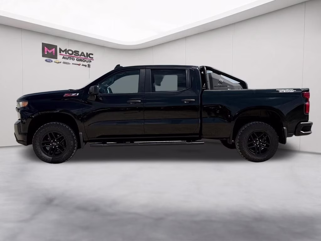 2022 Black Chevrolet Silverado 1500 LTD Custom Trail Boss 4X4 Truck