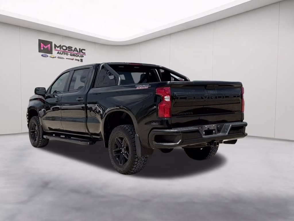 2022 Black Chevrolet Silverado 1500 LTD Custom Trail Boss 4X4 Truck