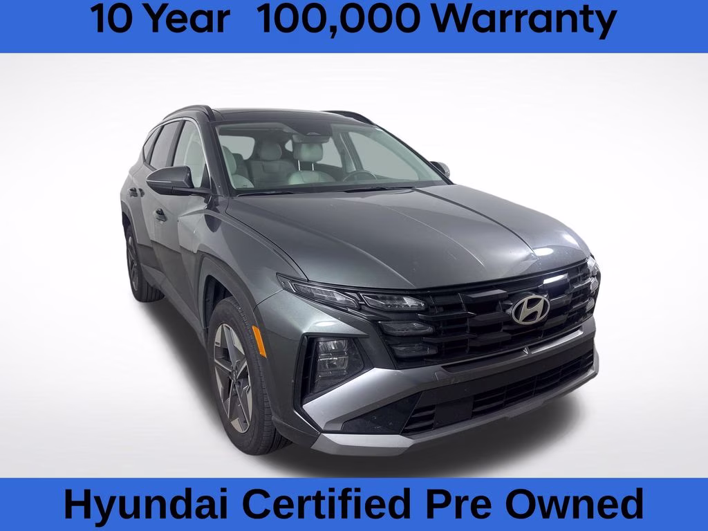 2025 Amazon Gray Hyundai Tucson Hybrid SEL Convenience AWD SUV