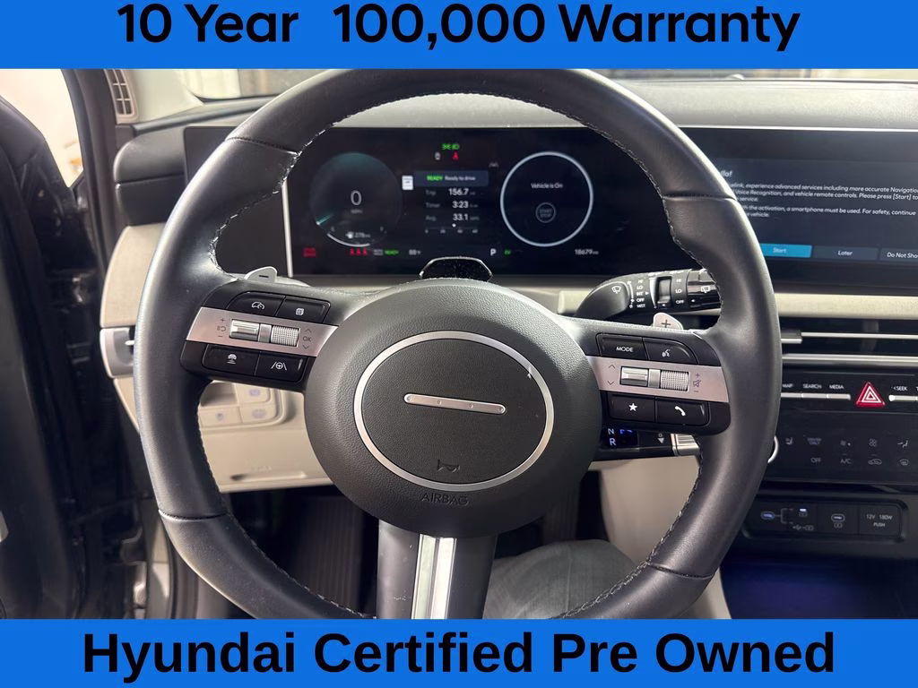 2025 Amazon Gray Hyundai Tucson Hybrid SEL Convenience AWD SUV