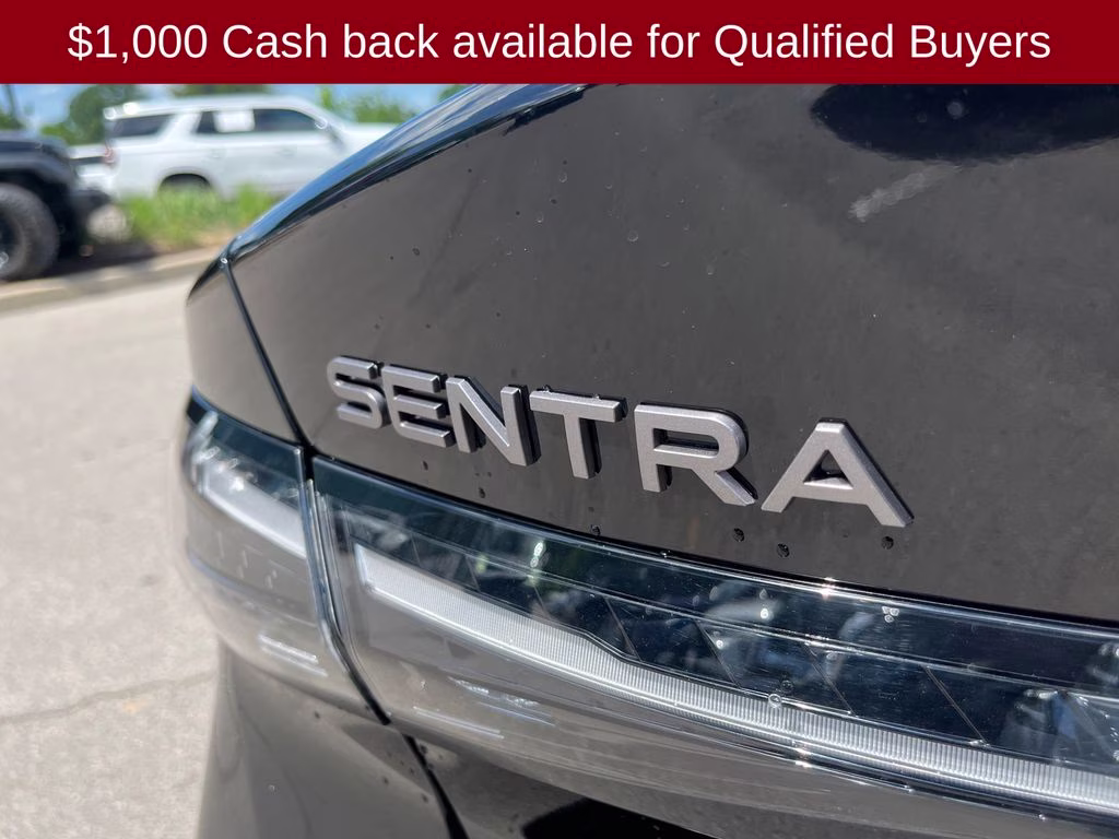 2026 Super Black Nissan Sentra SV FWD Sedan