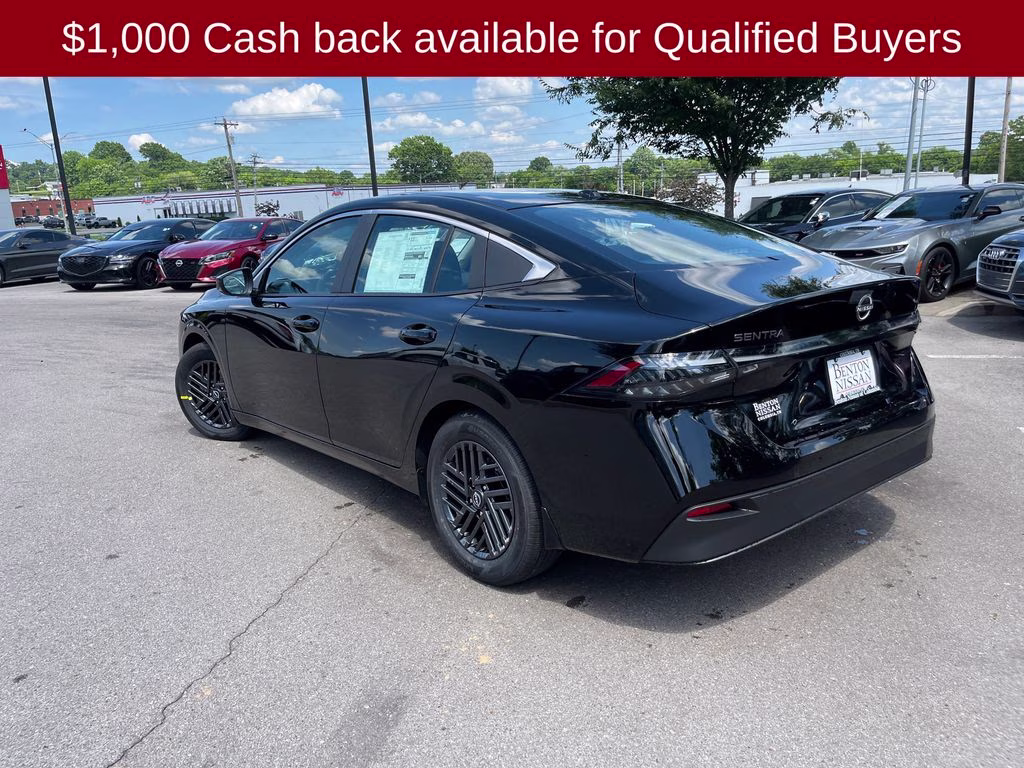 2026 Super Black Nissan Sentra SV FWD Sedan
