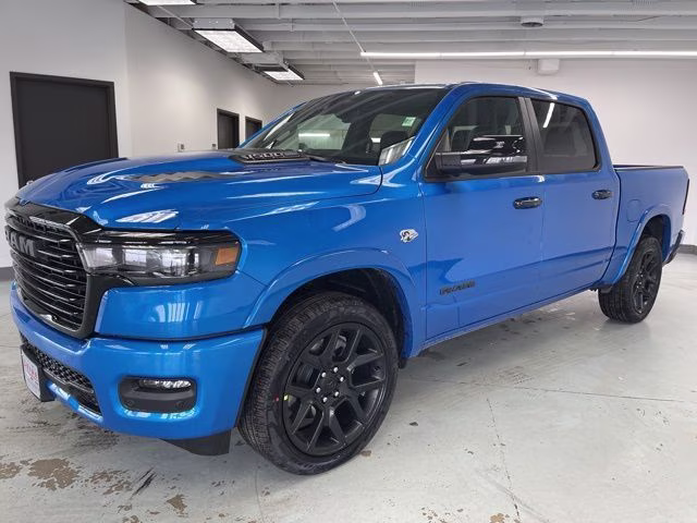 2026 Hydro Blue Pearlcoat Ram 1500 Laramie Night Edition 4X4 Truck