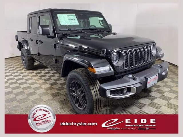 2026 Black Clearcoat Jeep Gladiator Sport S 4X4 Truck