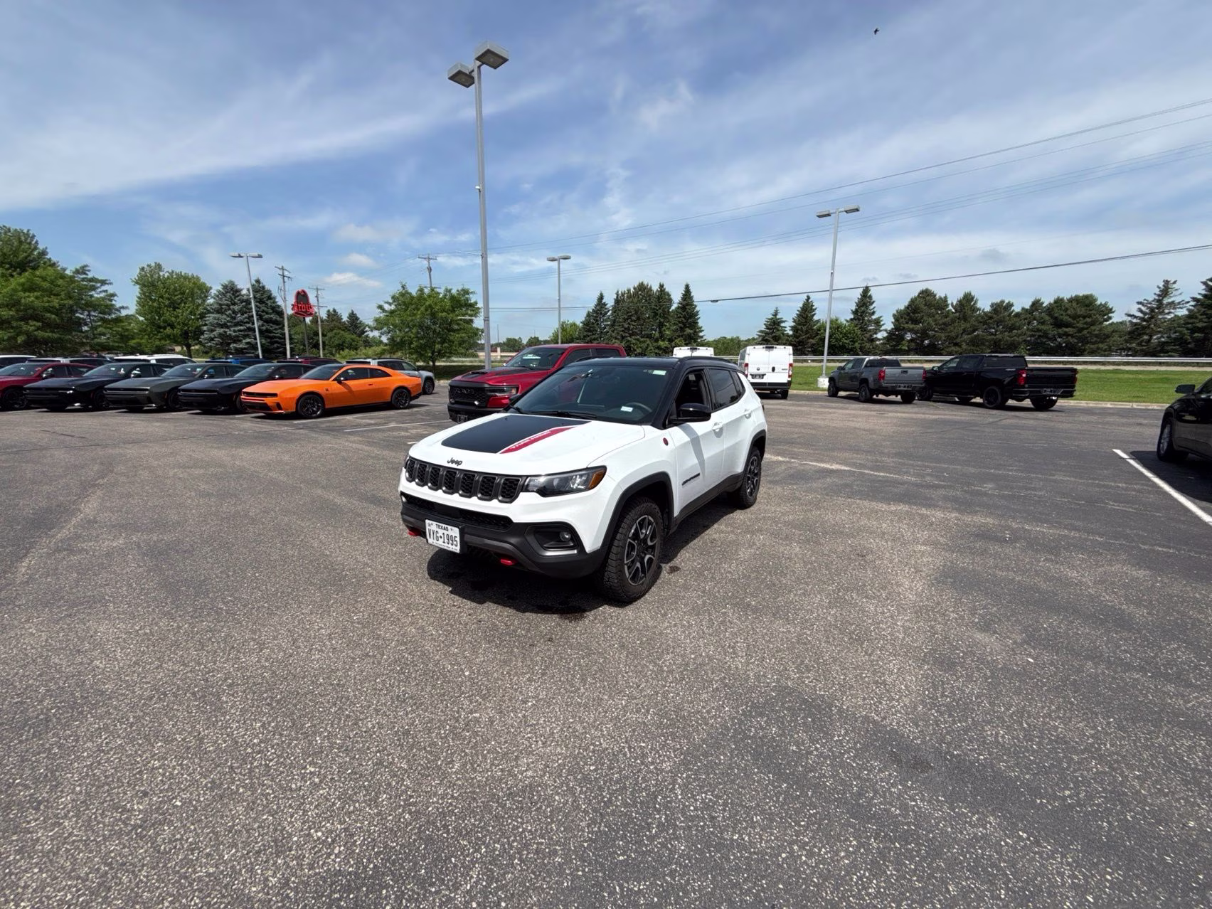 2025 Bright White Clearcoat Jeep Compass Trailhawk 4X4 SUV