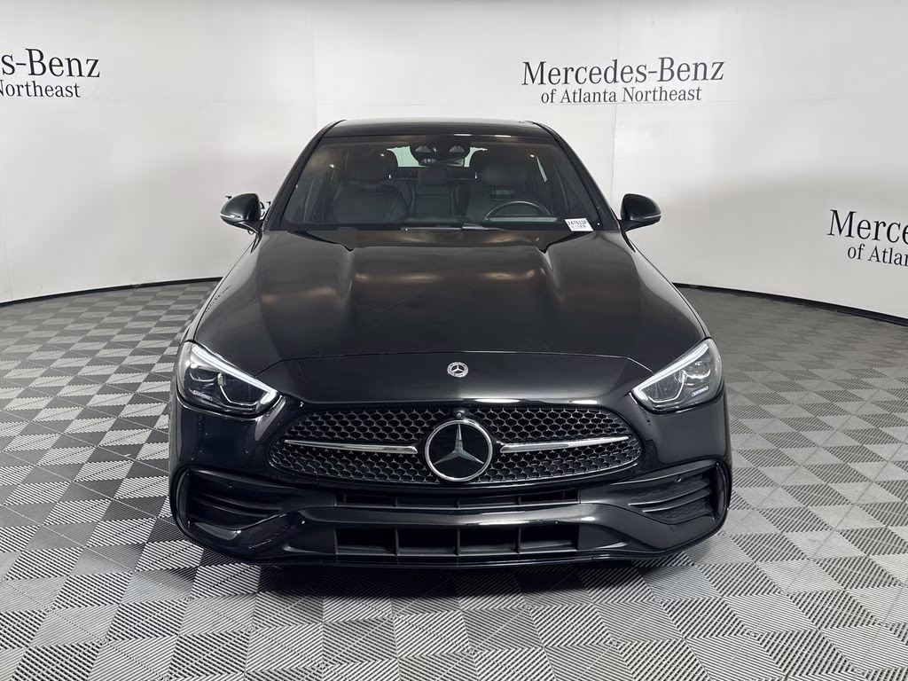2025 Obsidian Black Metallic Mercedes-Benz C-Class C 300 AWD Sedan