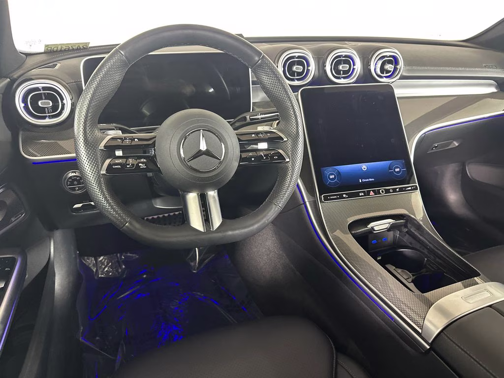 2025 Obsidian Black Metallic Mercedes-Benz C-Class C 300 AWD Sedan